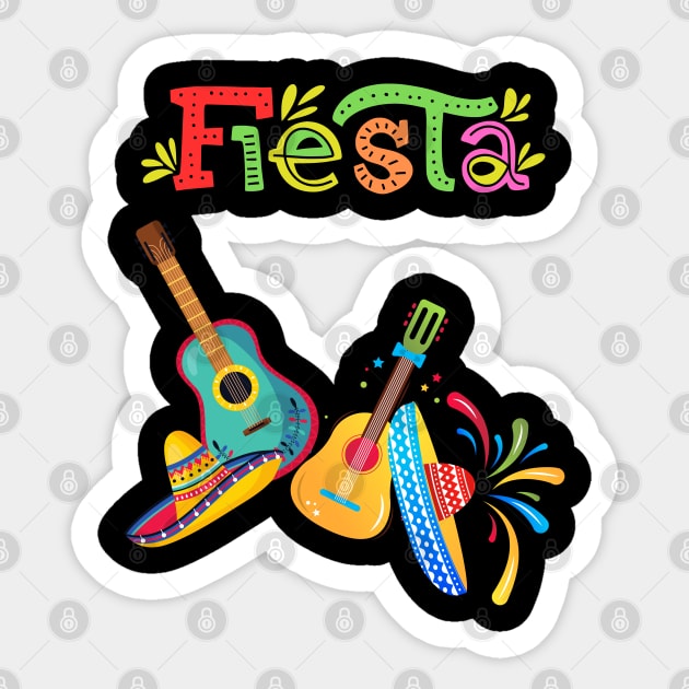 Fiesta Mexican Cinco de mayo 2023 Sticker by TibA